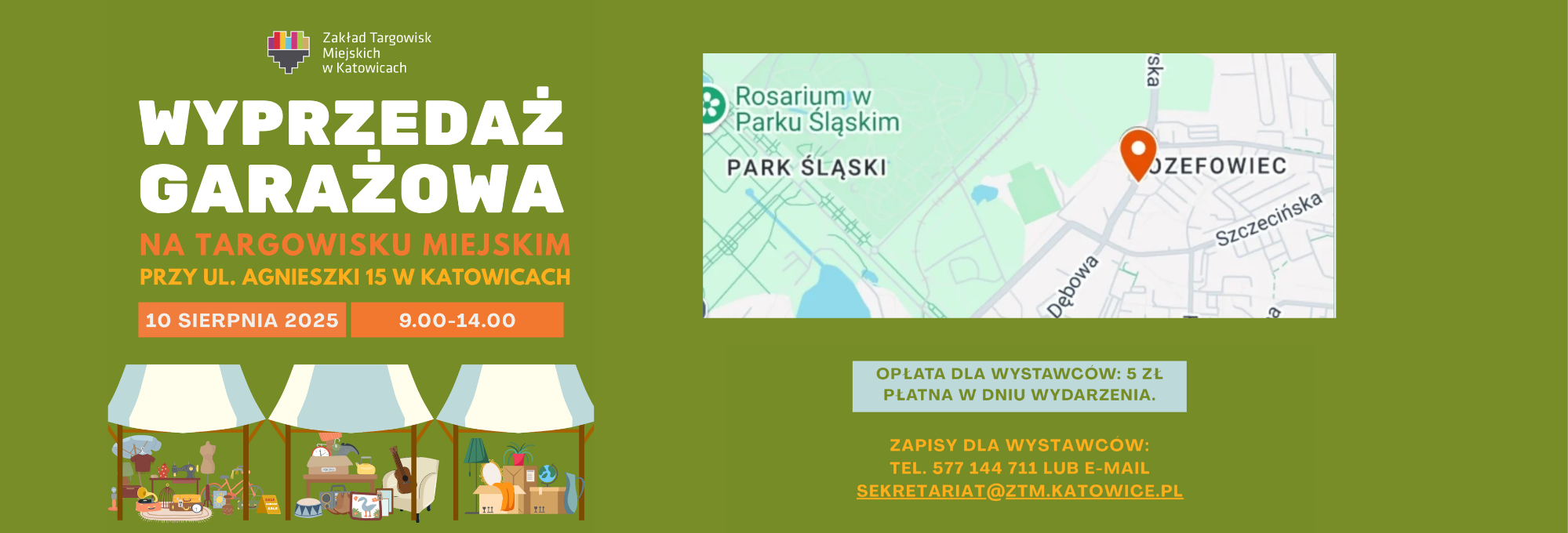 wyprzedaż garażowa ul Agnieszki 15 w Katowicach