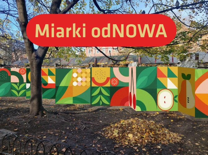 Miarki odNOWA – mural ozdobi targowisko w centrum miasta