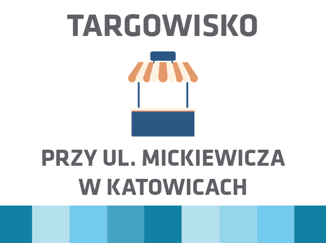 Targowisko przy ul. Mickiewicza w Katowicach